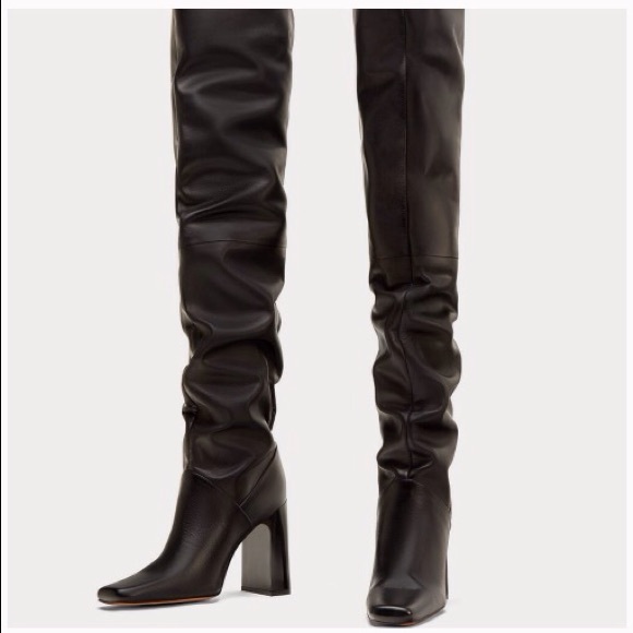 Zara Shoes - Zara leather over the knee boots! BRAND NEW